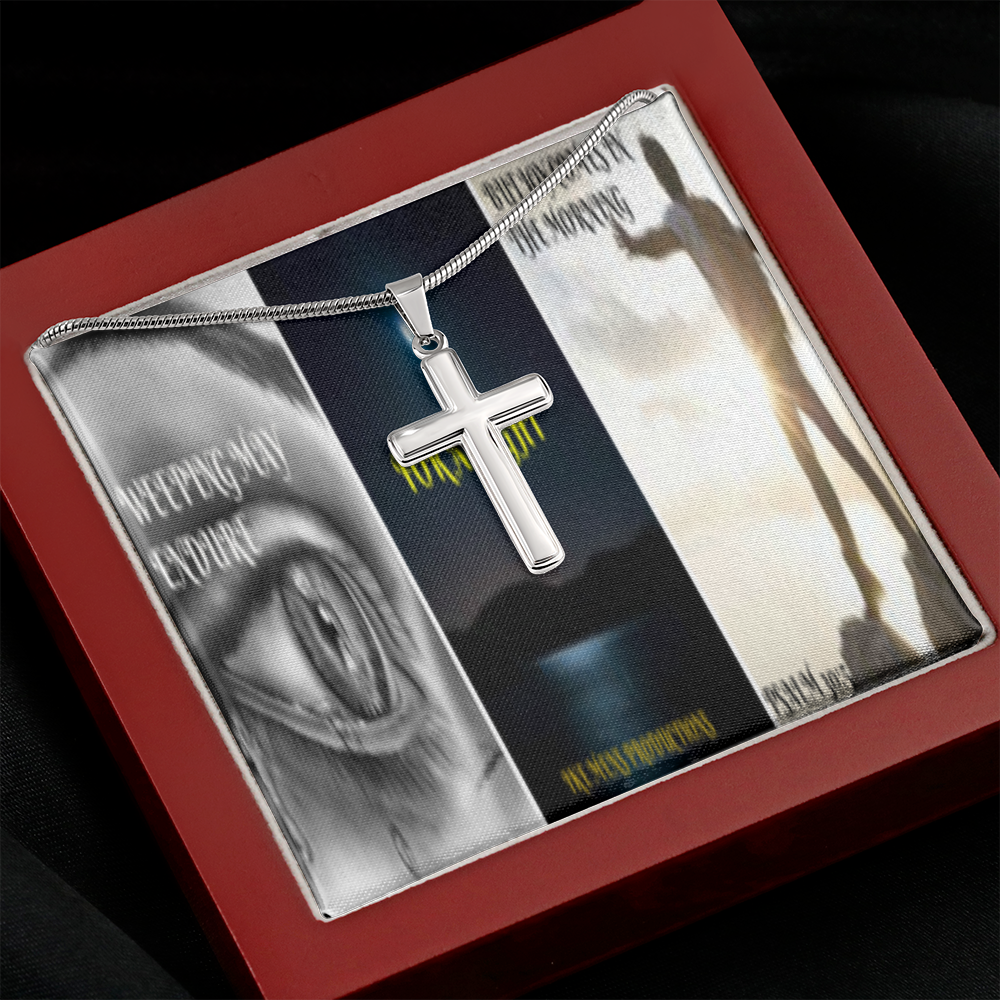 IKE MENS Scripture Collage Cross