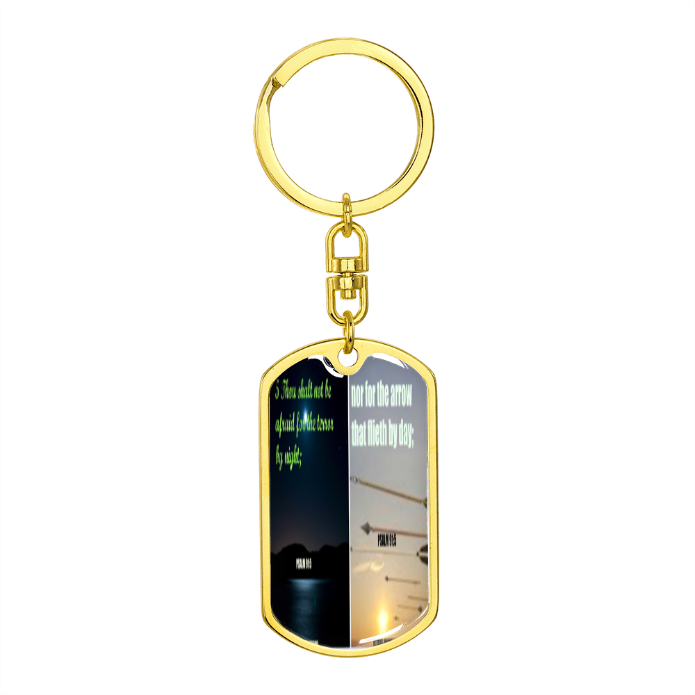 IKE MENS SCRIPTURE COLLAGE KEYCHAIN