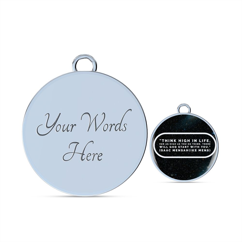 IKE MENS QUOTE CIRCLE BANGLE