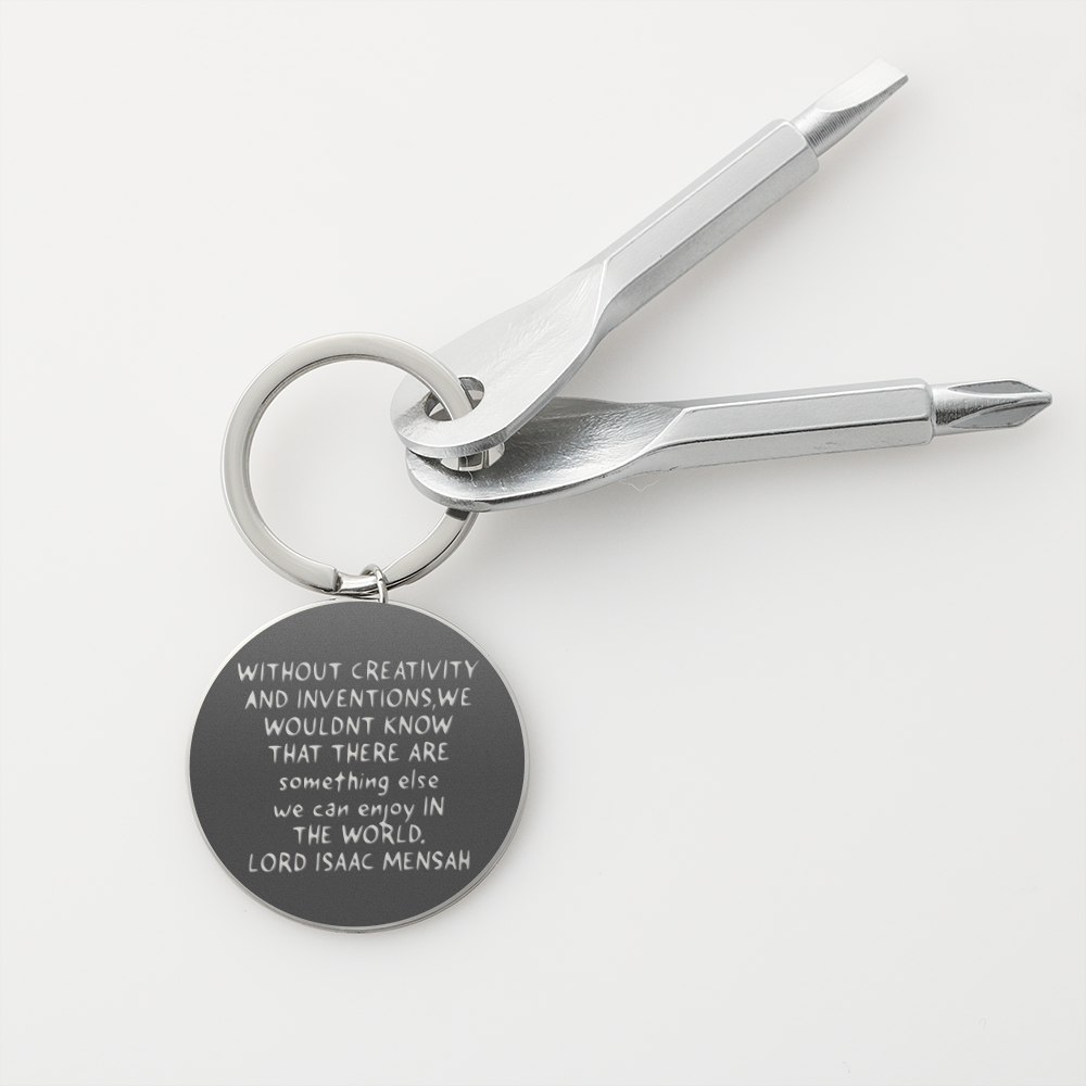 IKE MENS Quote Screwdriver Keychain