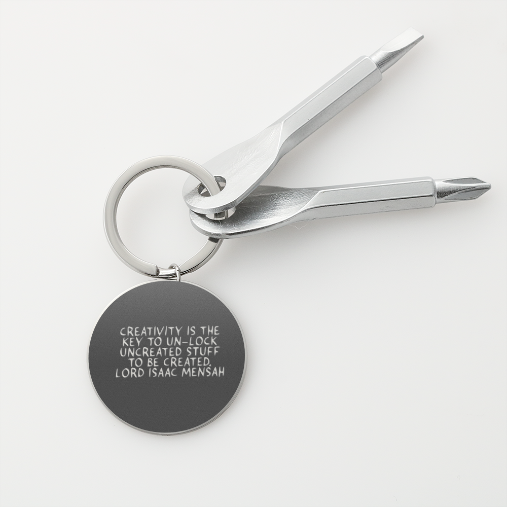 IKE MENS Quote Screwdriver Keychain