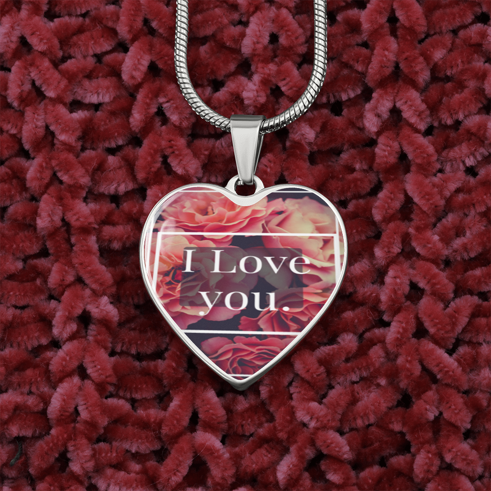 I LOVE YOU HEART Pendant