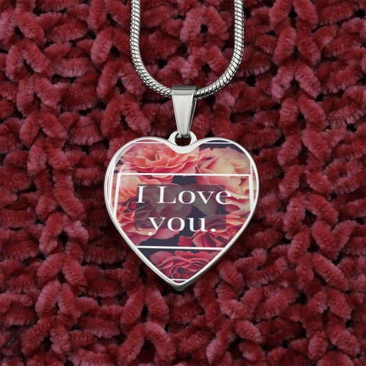 I LOVE YOU HEART Pendant