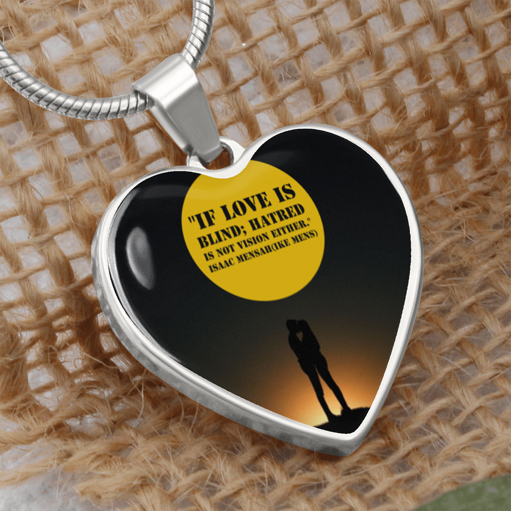 IKE MENS QUOTE HEART JEWELRY