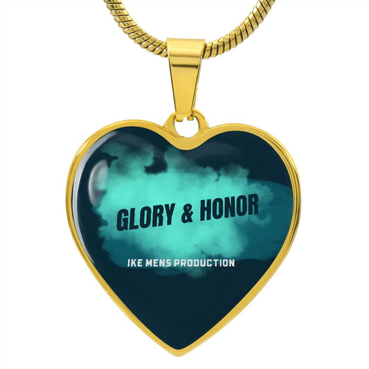 GLORY & HONOR HEART NECKLACE