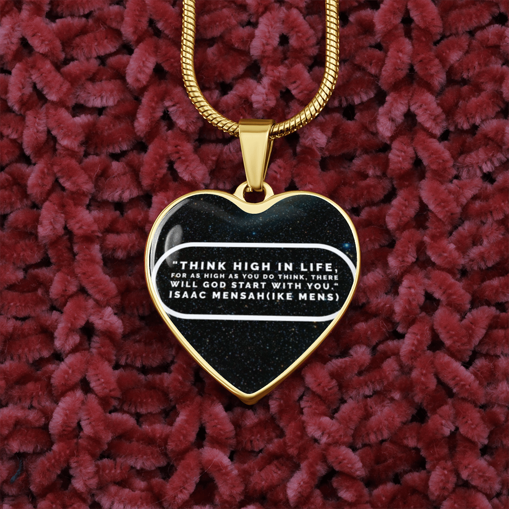 IKE MENS QUOTE HEART JEWELRY