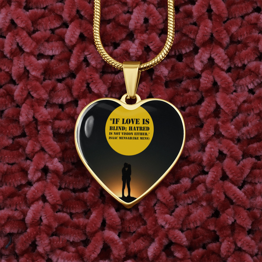 IKE MENS QUOTE HEART JEWELRY
