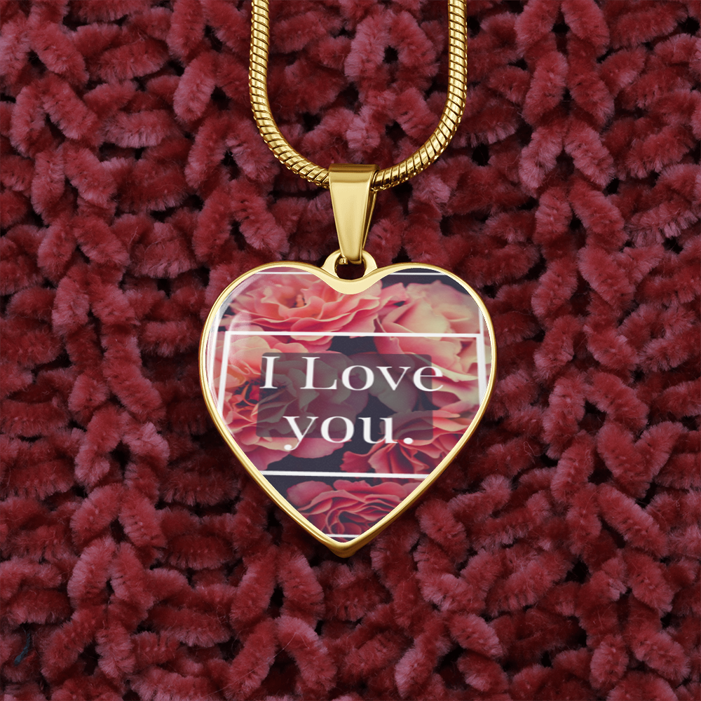 I LOVE YOU HEART Pendant