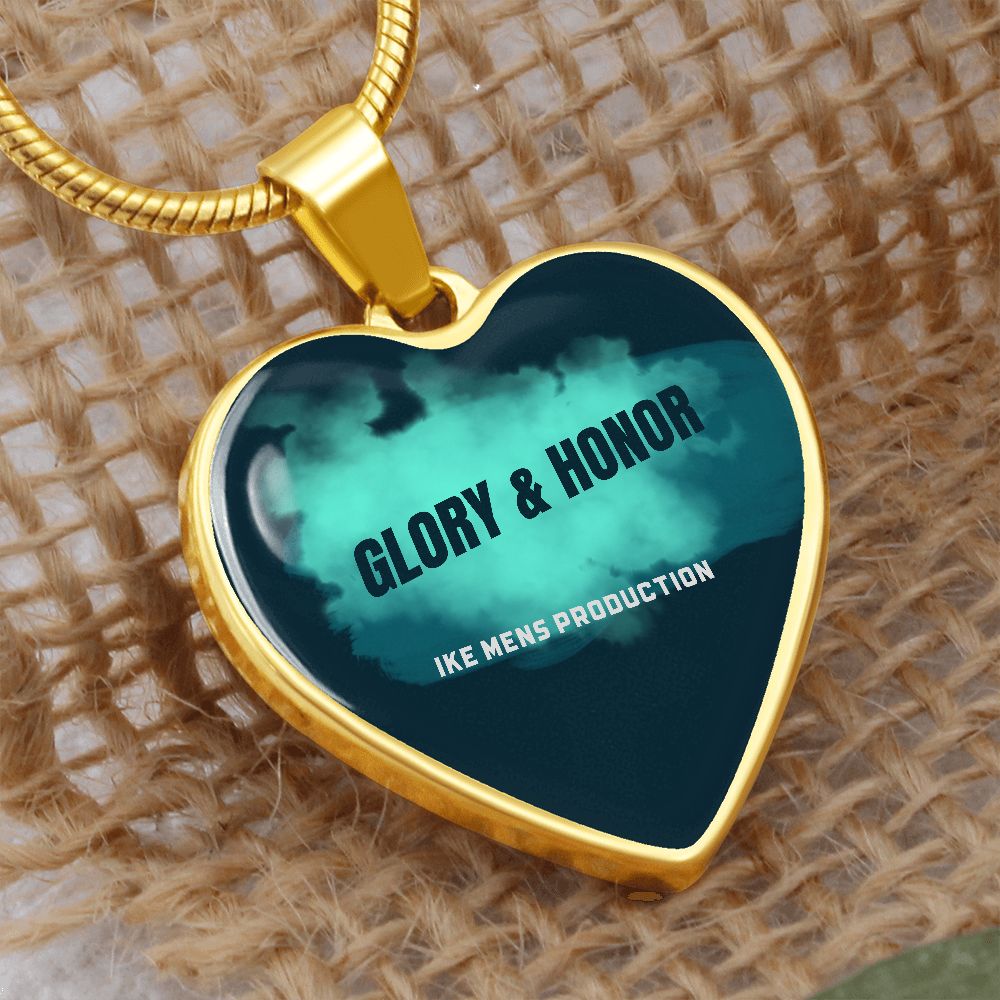 GLORY & HONOR HEART NECKLACE