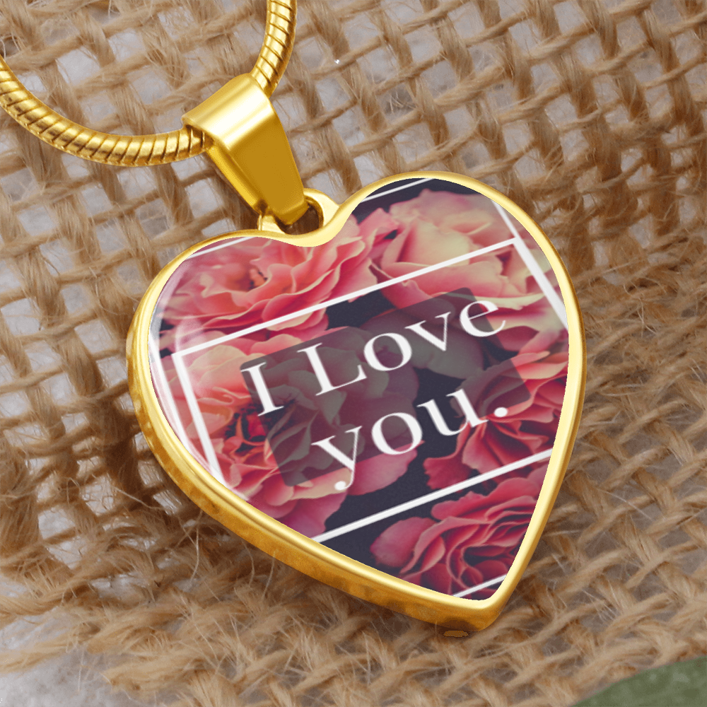 I LOVE YOU HEART NECKLACE