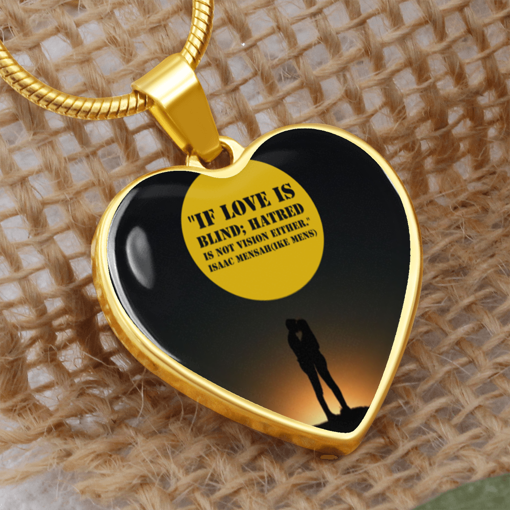 IKE MENS QUOTE HEART JEWELRY