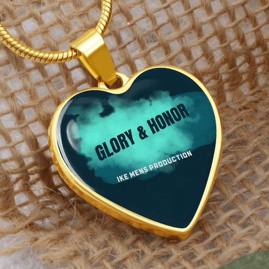 GLORY & HONOR HEART NECKLACE