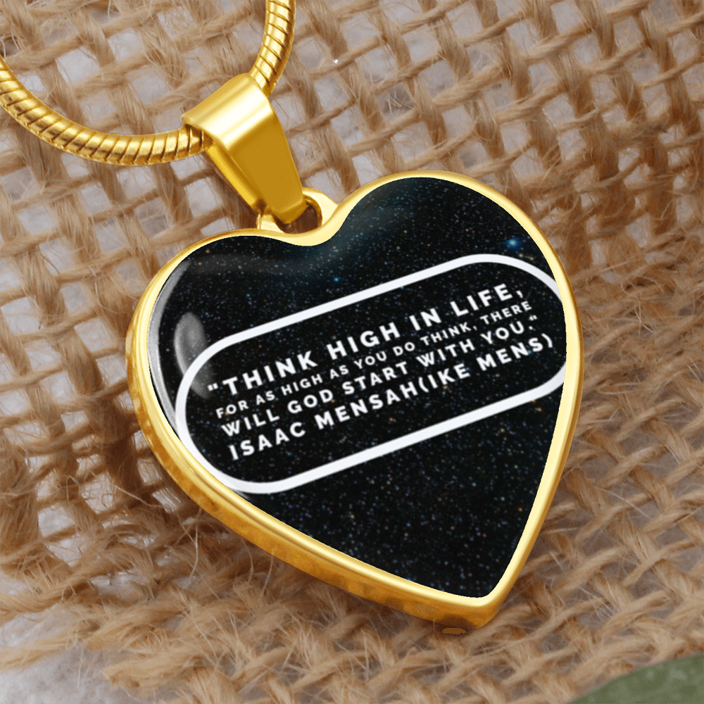 IKE MENS QUOTE HEART JEWELRY