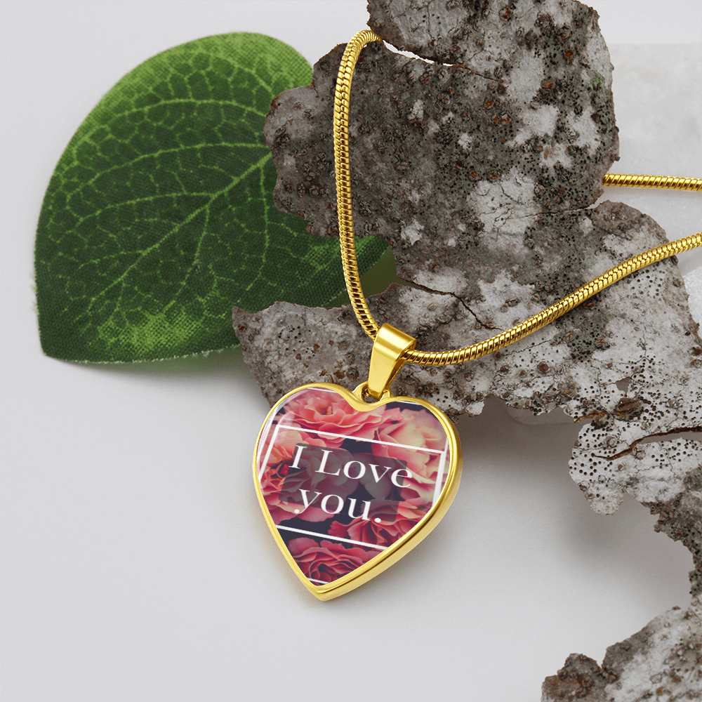 I LOVE YOU HEART NECKLACE