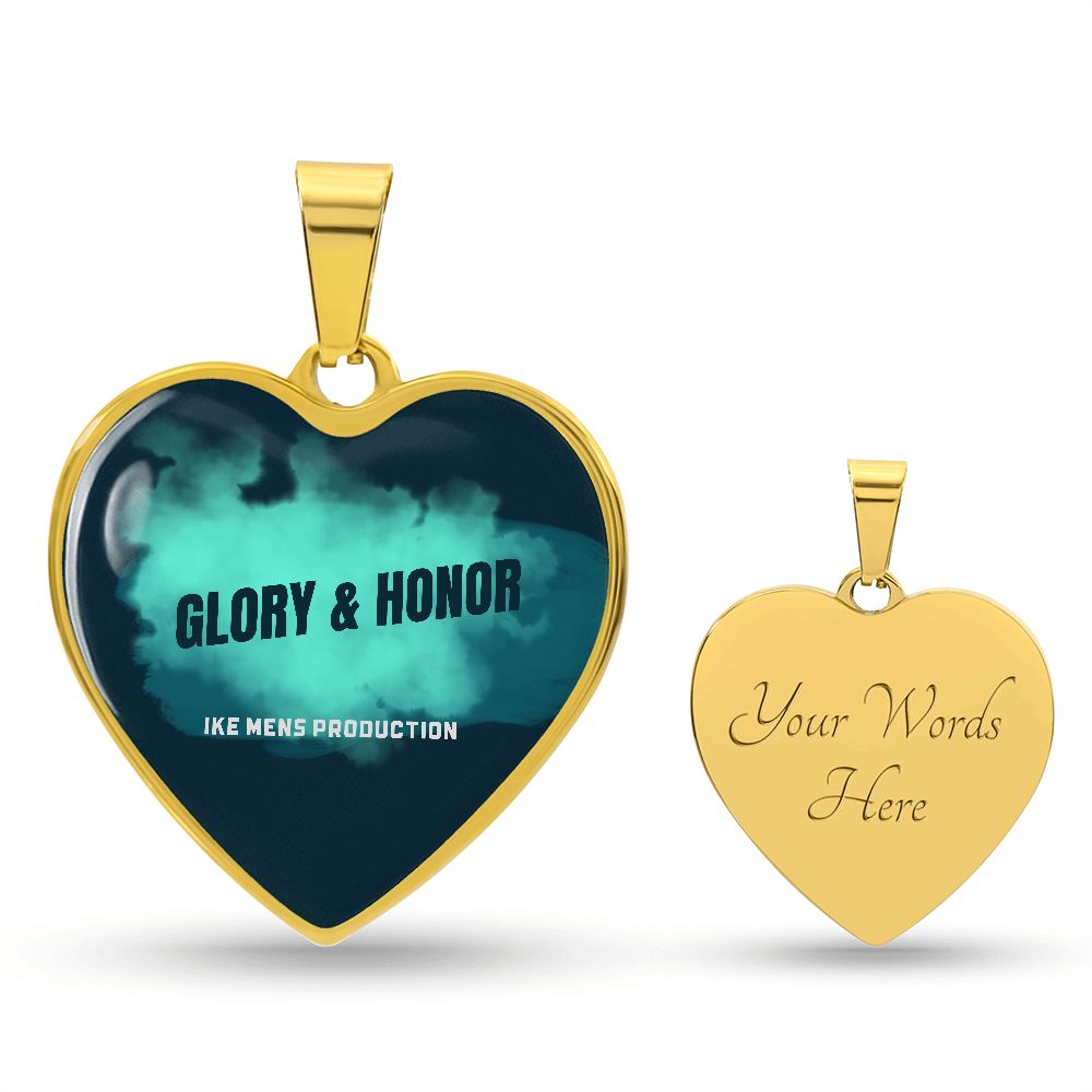 GLORY & HONOR HEART NECKLACE