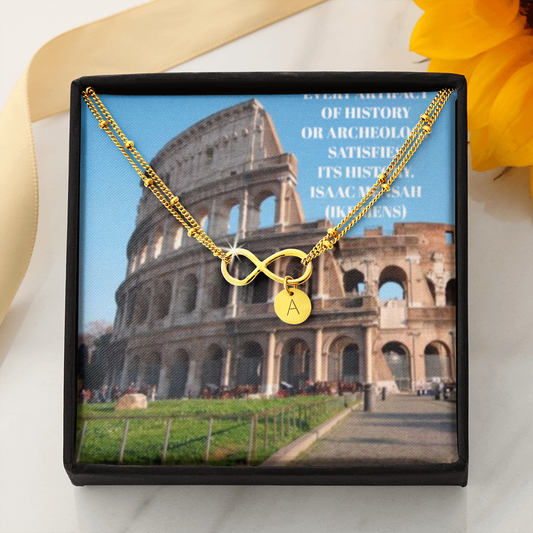 IKE MENS Quote Infinity Bracelet