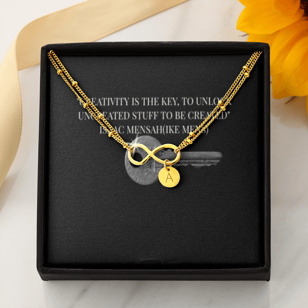 IKE MENS QUOTE INFINITY BRACELET