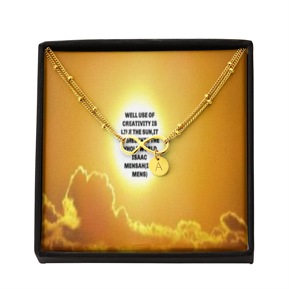 IKE MENS Quote Infinity Bracelet