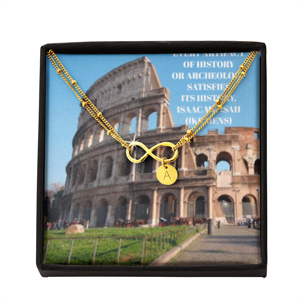IKE MENS Quote Infinity Bracelet