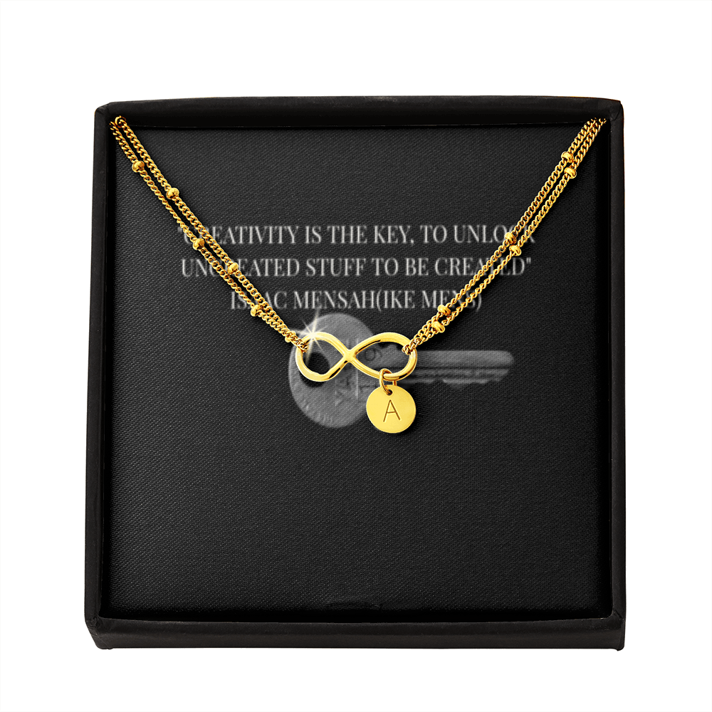 IKE MENS QUOTE INFINITY BRACELET