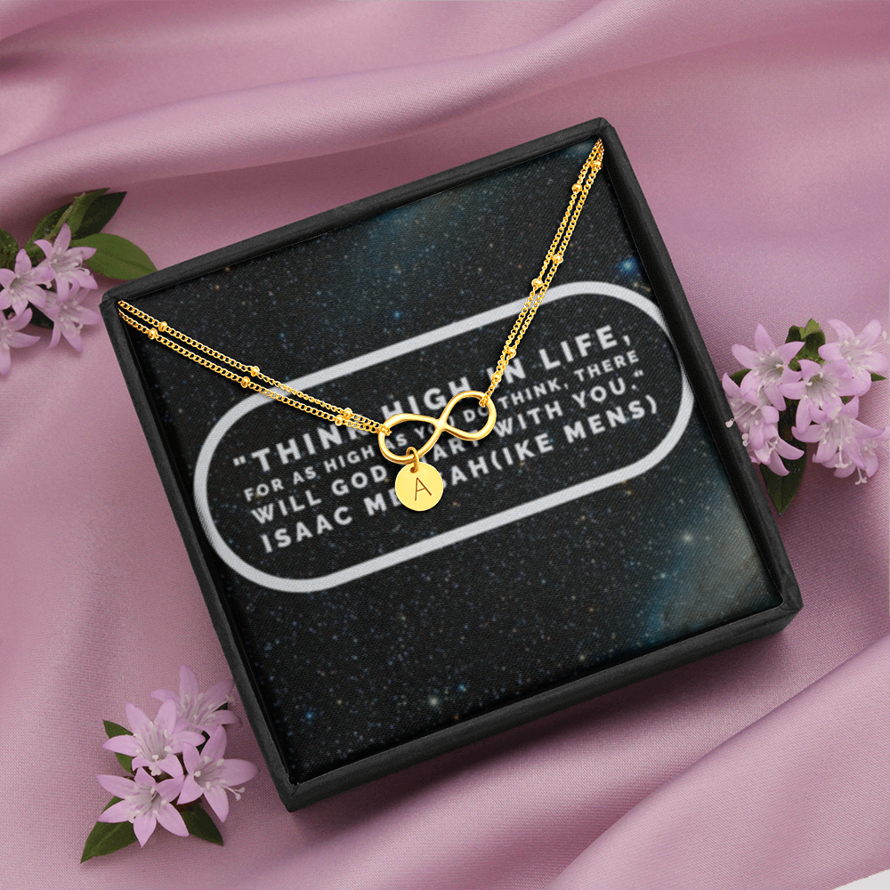 IKE MENS QUOTE INFINITY BRACELET