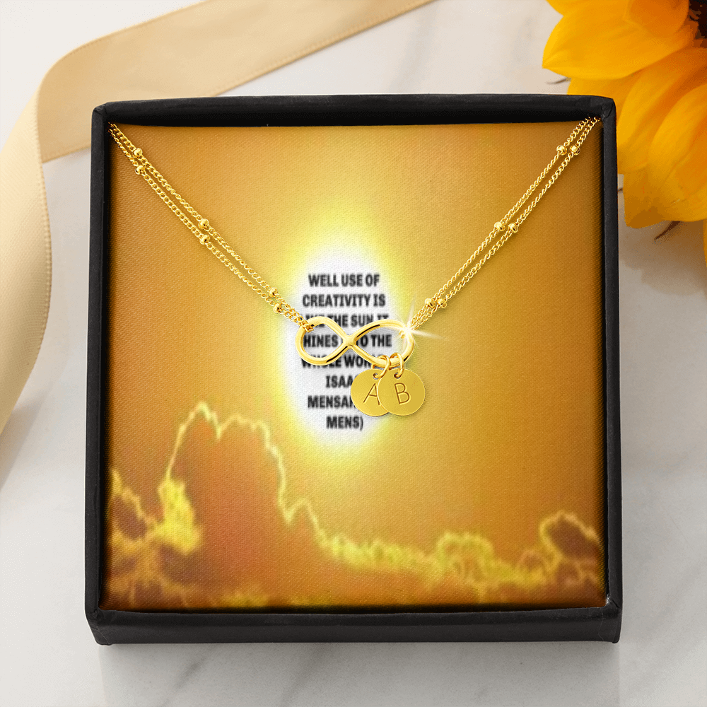 IKE MENS Quote Infinity Bracelet