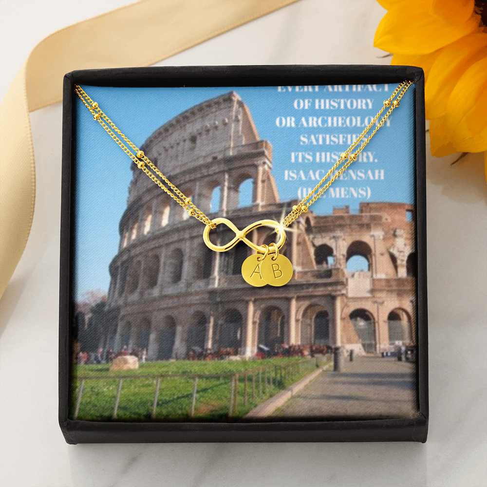 IKE MENS Quote Infinity Bracelet
