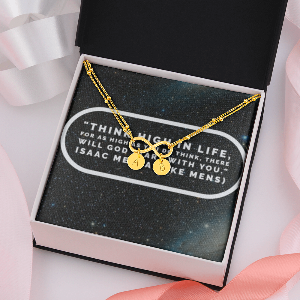 IKE MENS QUOTE INFINITY BRACELET