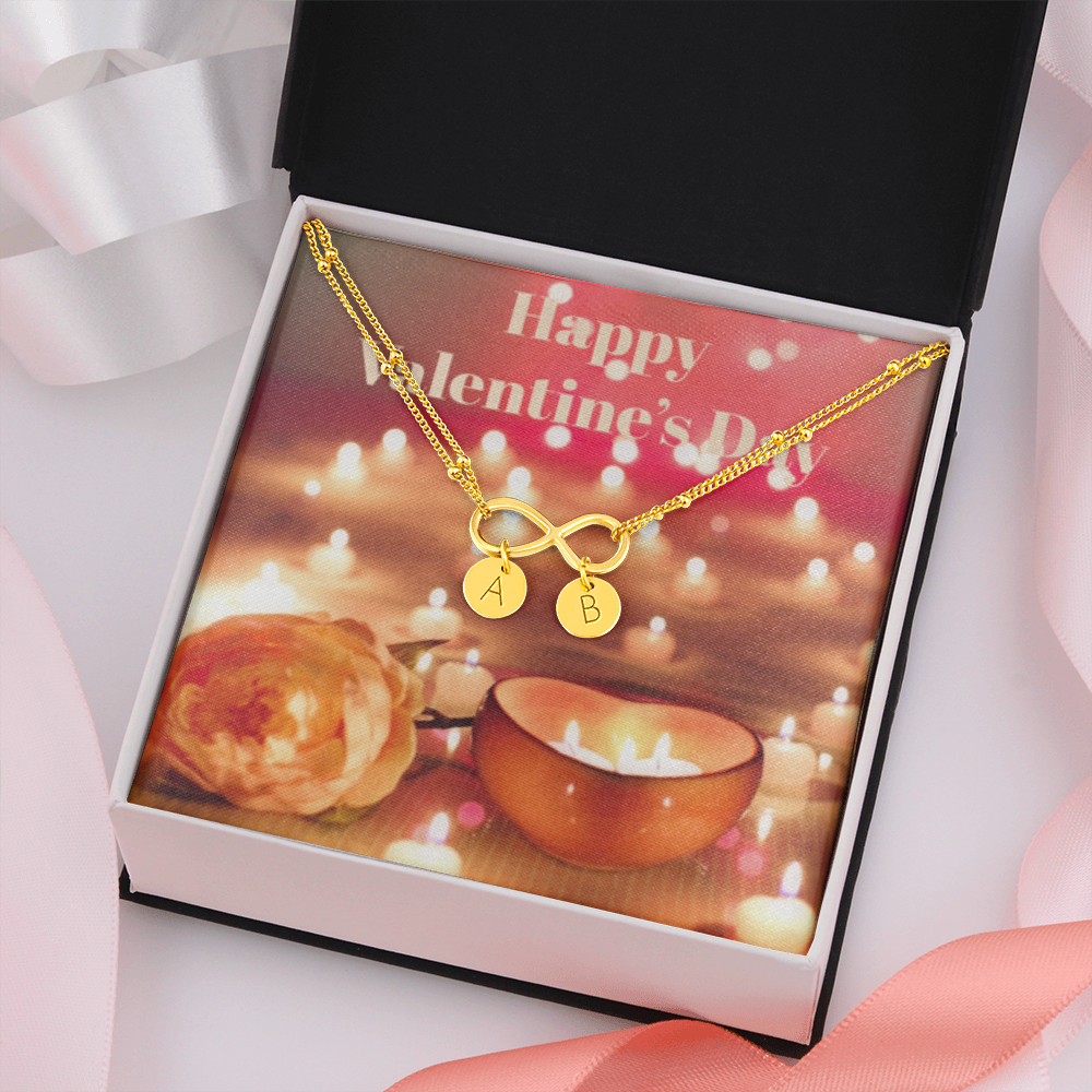 Happy Valentine's Day INFINITY BRACELET Gold