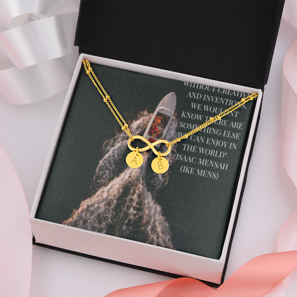 IKE MENS Quote Infinity Bracelet