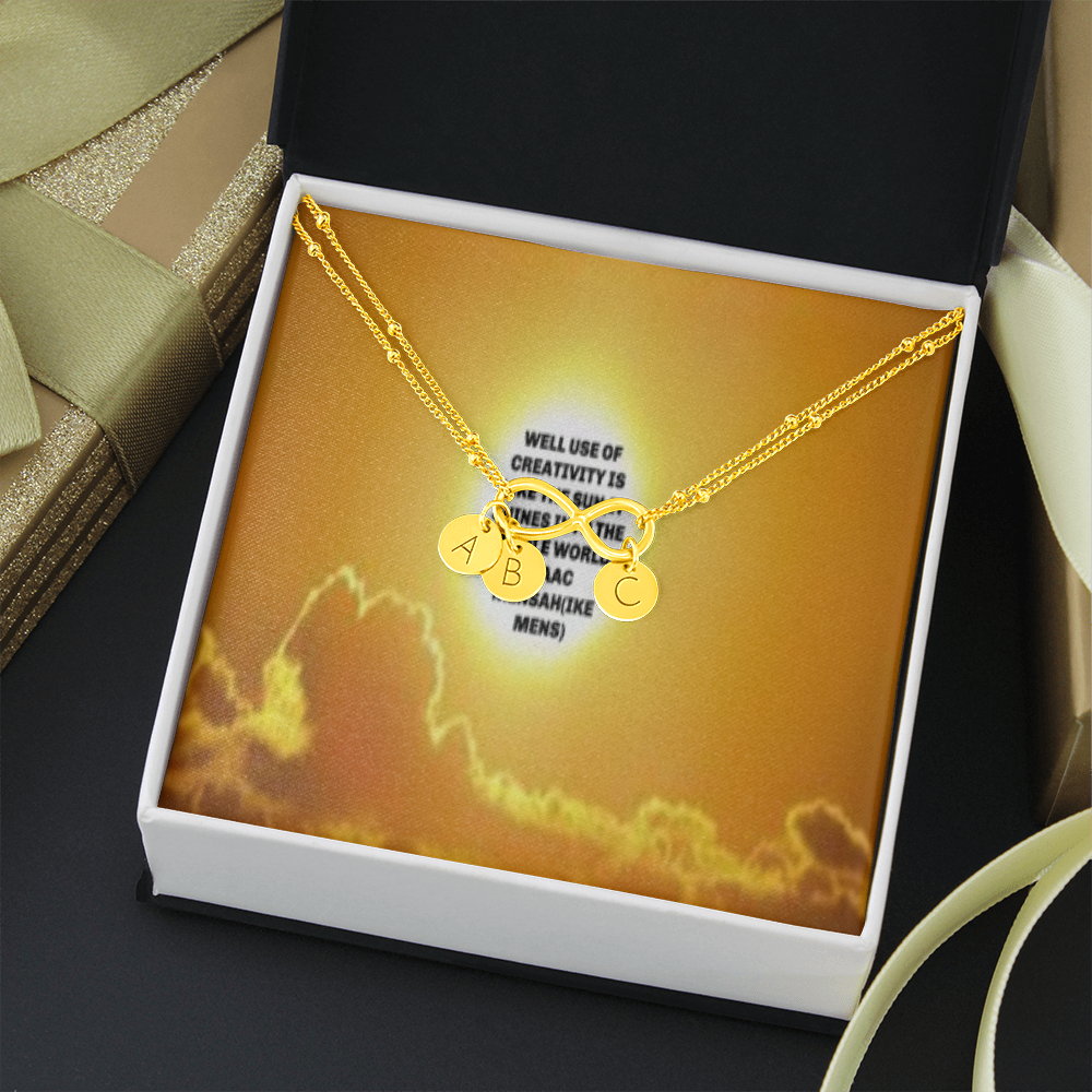 IKE MENS Quote Infinity Bracelet