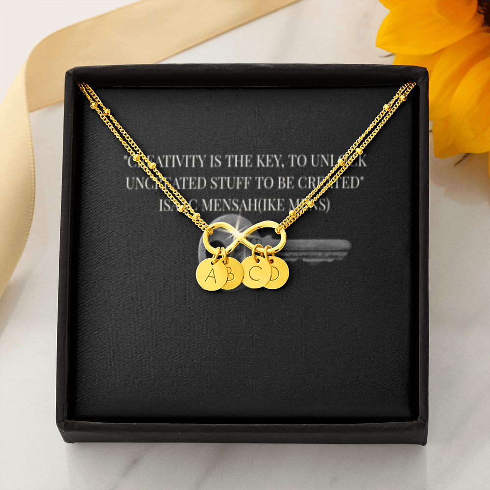IKE MENS QUOTE INFINITY BRACELET