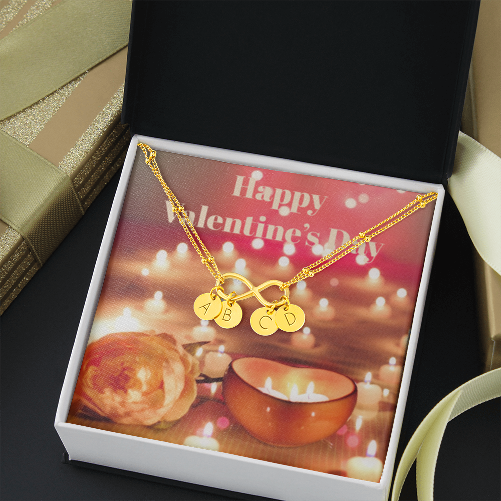 Happy Valentine's Day INFINITY BRACELET Gold