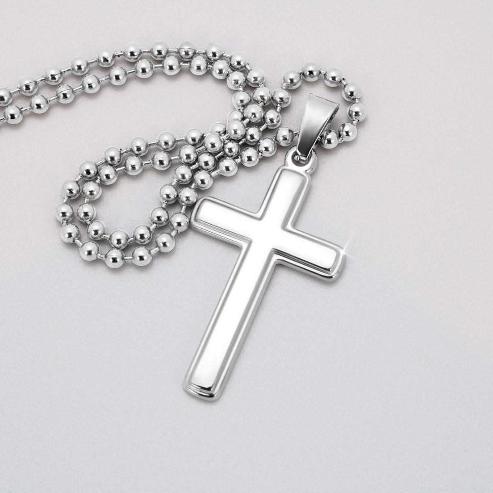 IKE MENS Scripture Collage Cross