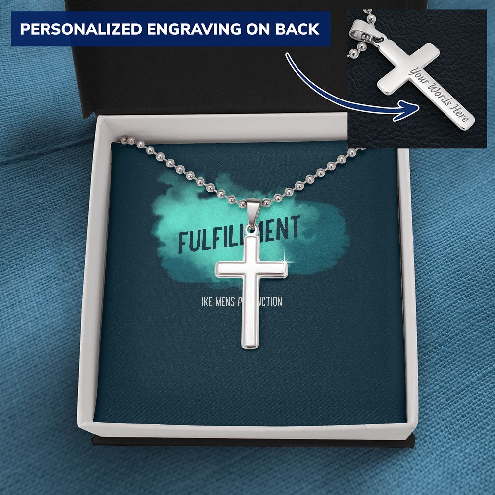 FULFILLMENT Personalized Cross Necklace