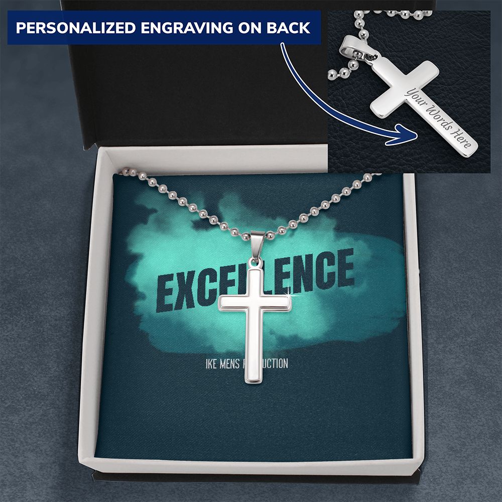 POWER OF EXCELLENCE CROSS WITH BALL CHAIN
