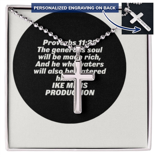 CROSS NECKLACE IN PROVERBS