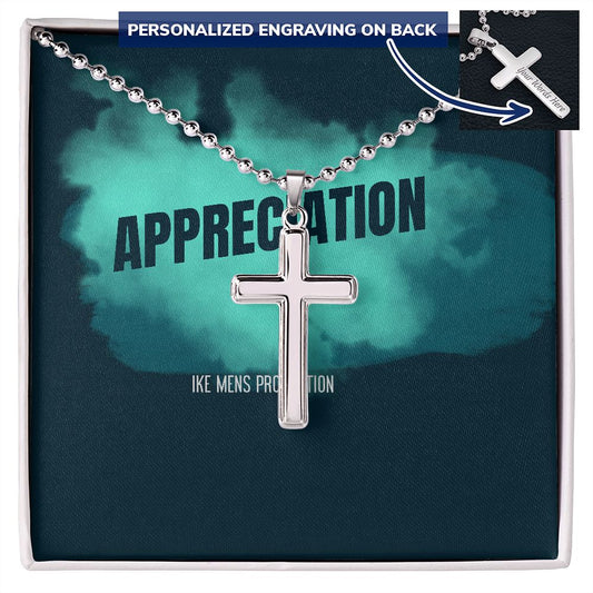 POWER OF APPRECIATION CROSS BALL NECKLACE