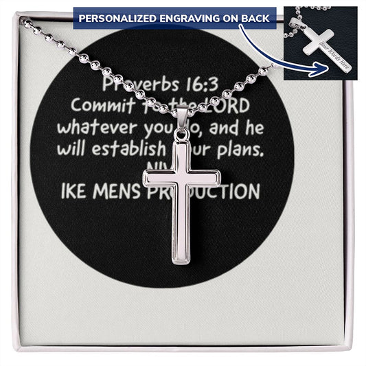 CROSS NECKLACE IN PROVERBS