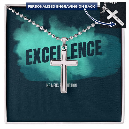 POWER OF EXCELLENCE CROSS WITH BALL CHAIN