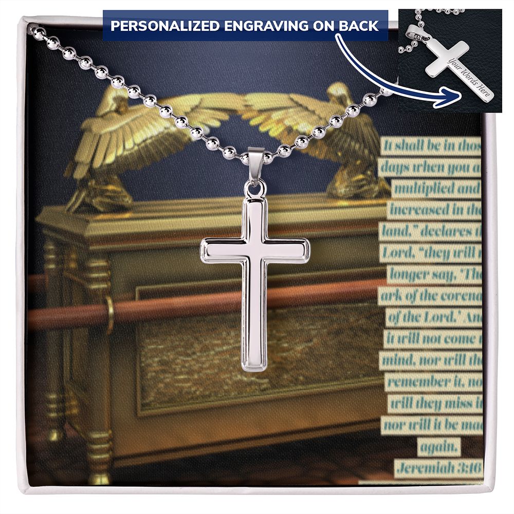 CROSS NECKLACE WITH ARK OF THE COVENANT