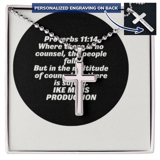 CROSS NECKLACE IN PROVERBS