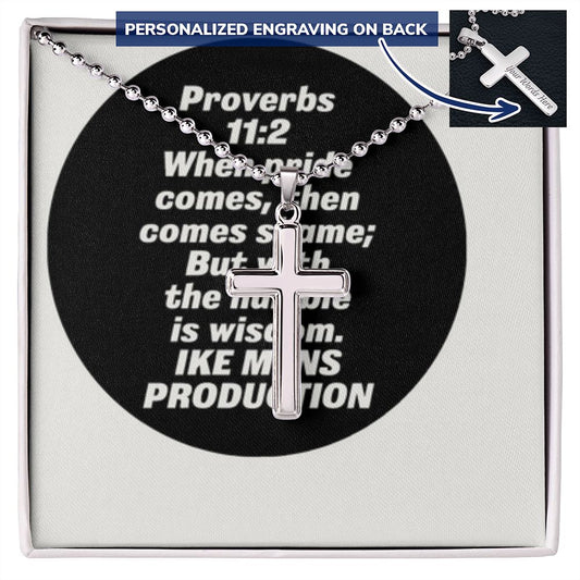 CROSS NECKLACE IN PROVERBS