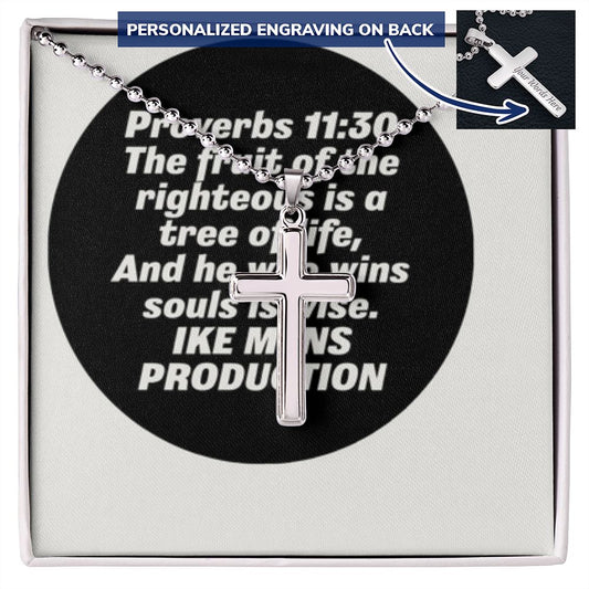 CROSS NECKLACE IN PROVERBS