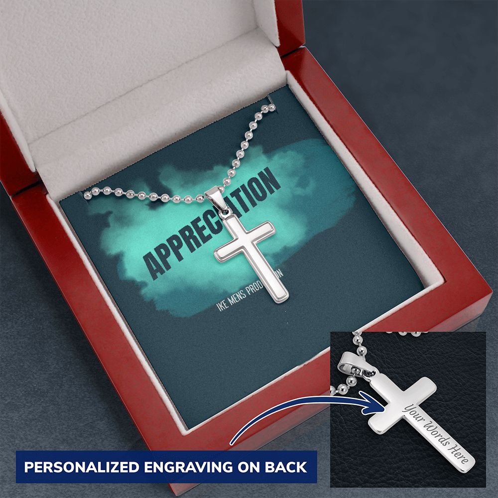 POWER OF APPRECIATION CROSS BALL NECKLACE