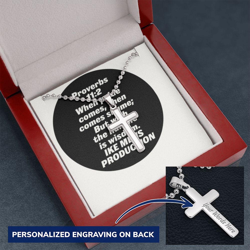 CROSS NECKLACE IN PROVERBS