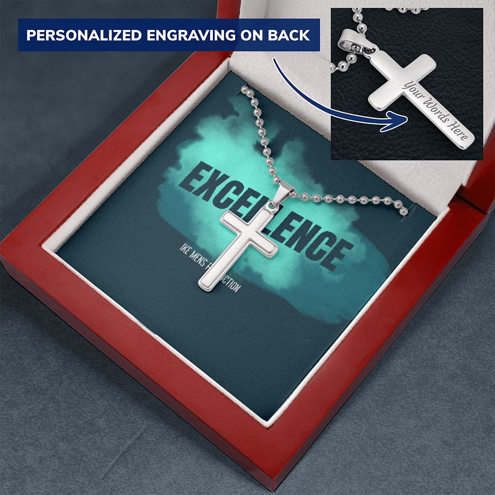 POWER OF EXCELLENCE CROSS WITH BALL CHAIN