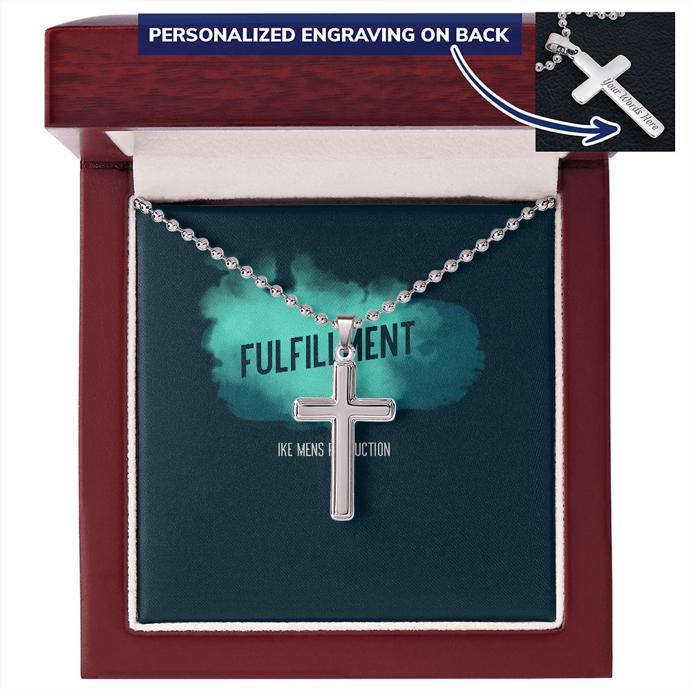 FULFILLMENT Personalized Cross Necklace