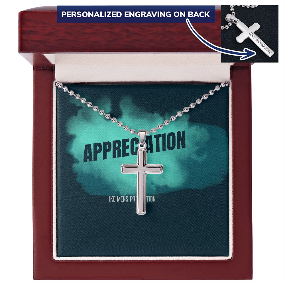 POWER OF APPRECIATION CROSS BALL NECKLACE