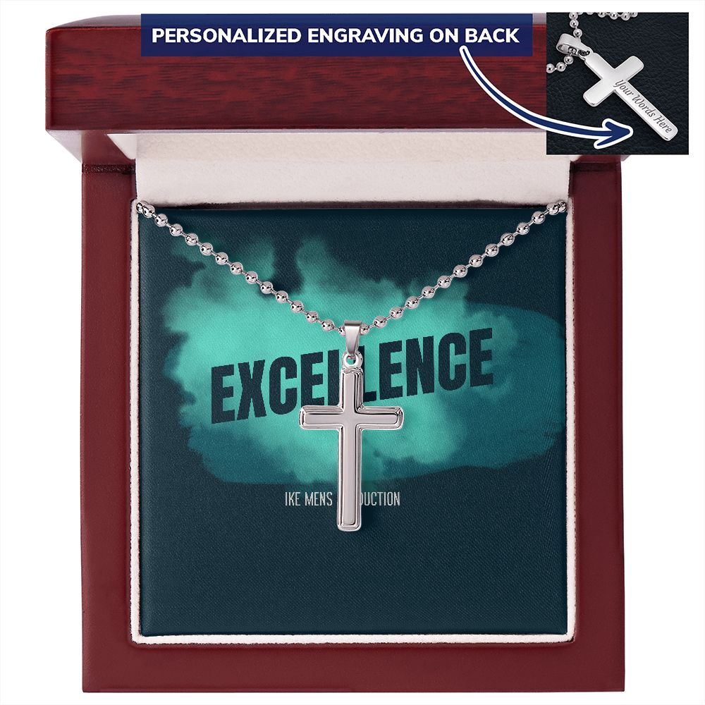 POWER OF EXCELLENCE CROSS WITH BALL CHAIN